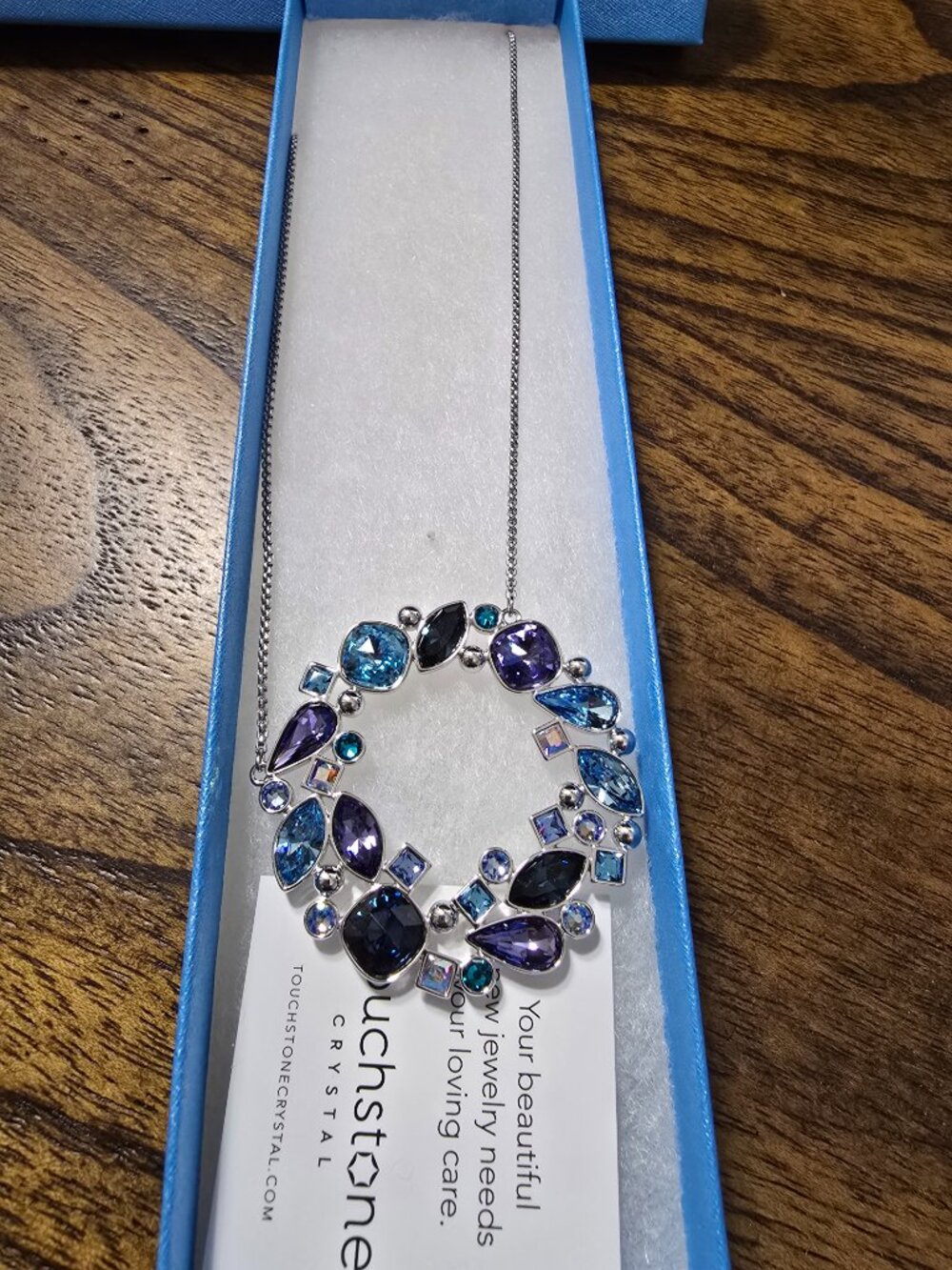 NWT Touchstone Crystal Well Rounded Pendant - Picture 4 of 4